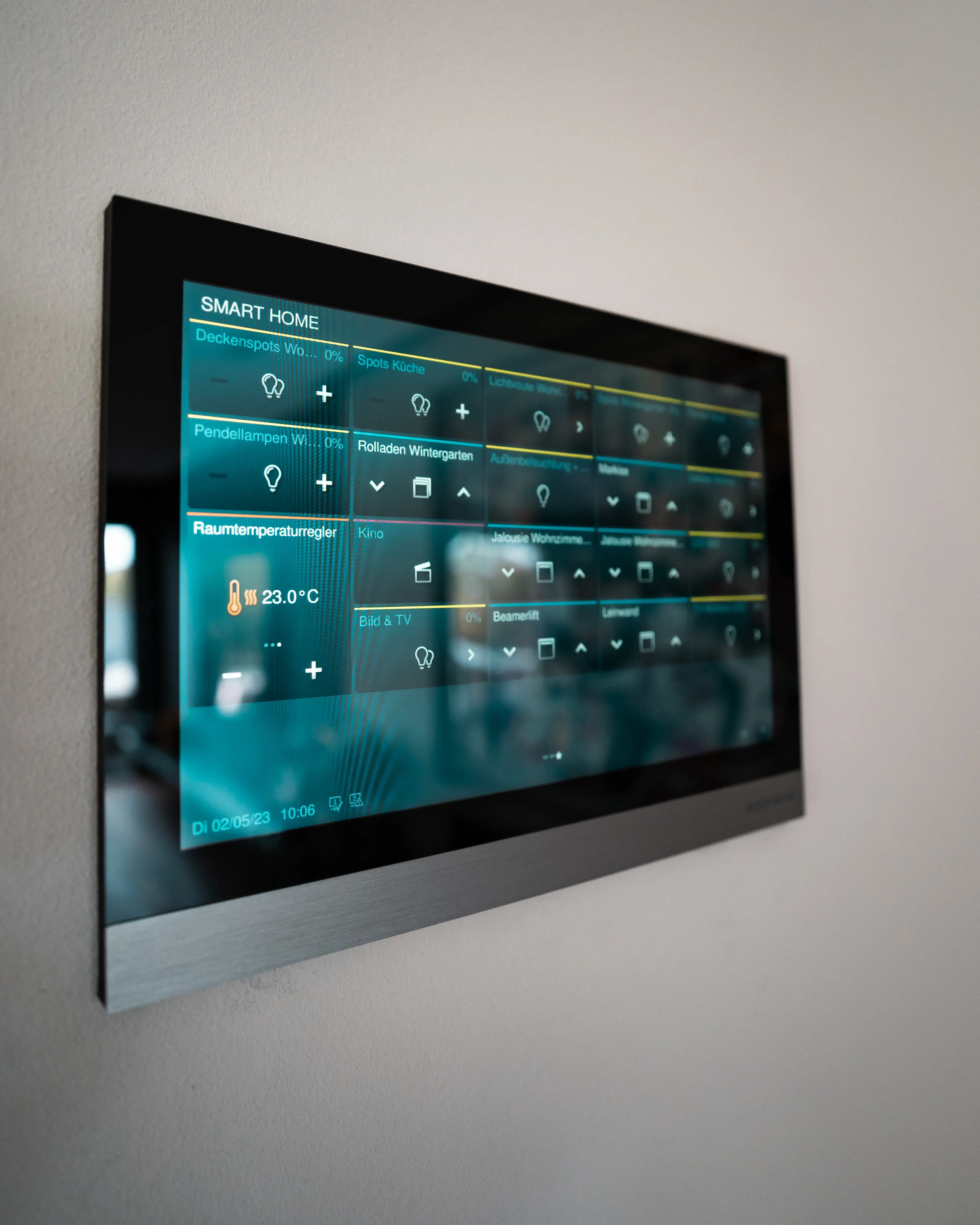Moderne Elektroinstallation nach der Sanierung